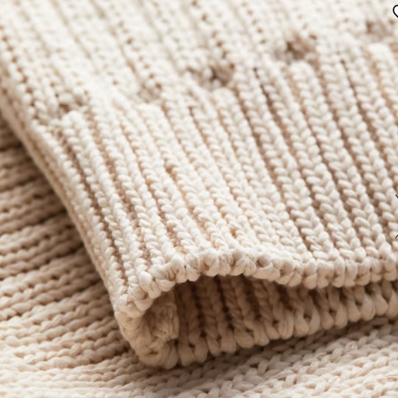 G. Label by GOOP Cream Alida Drop-Stitch Surf Sweater Size XL - Picture 7 of 7